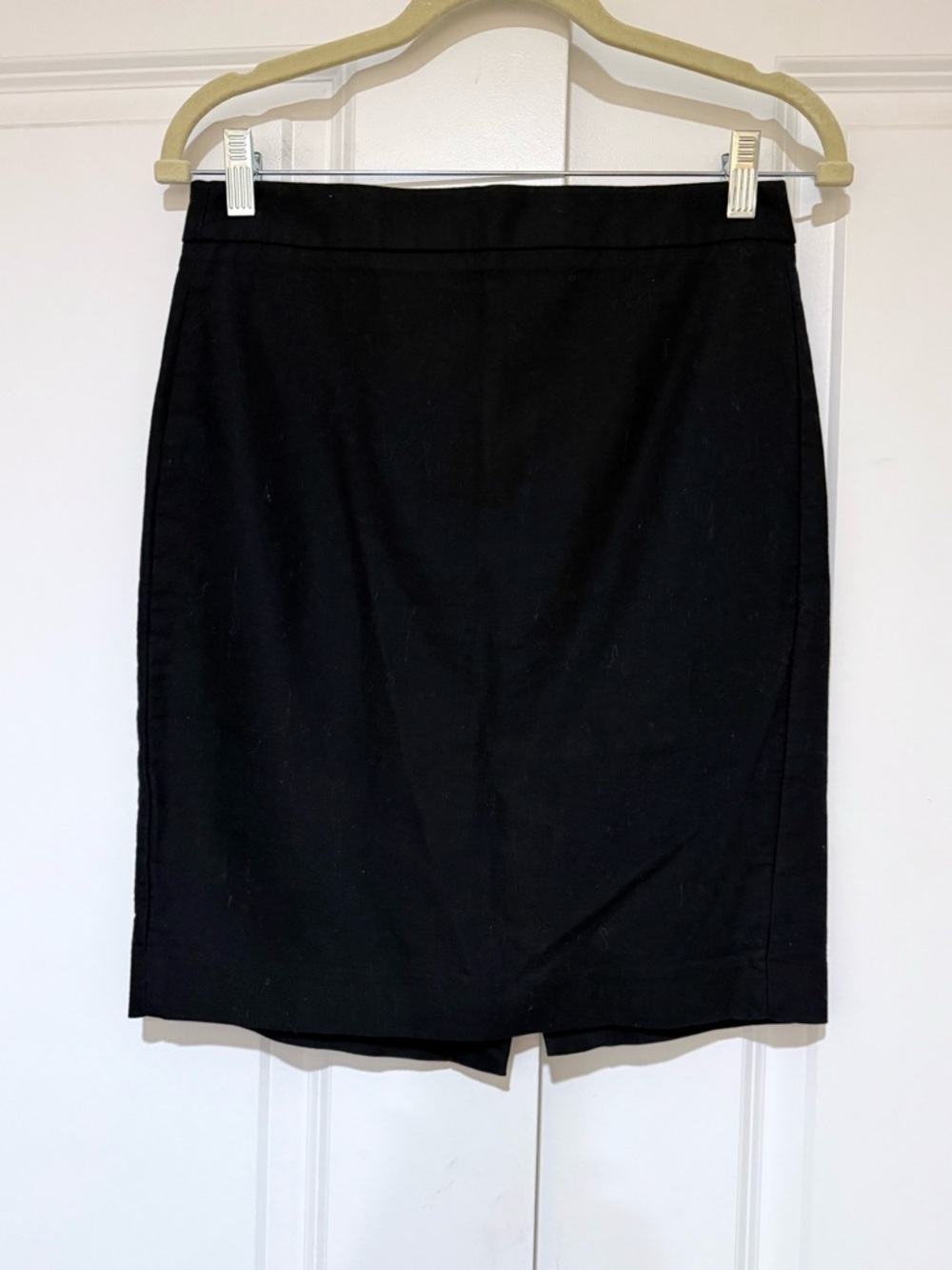 J. Crew Black Pencil Skirt - Tailored Office Style 💯% Cotton
